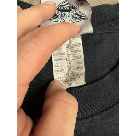 Vintage American‎ Biker Wolf Motorcycle T Shirt 3XL Black Spirit of the Free - Picture 5 of 6